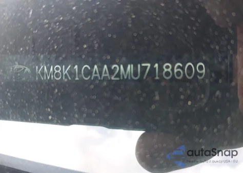 2021 Hyundai Kona Se from USA, damaged, VIN KM8K1CAA2MU718609